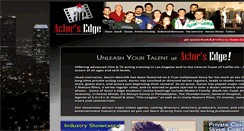 Desktop Screenshot of actorsedge.com